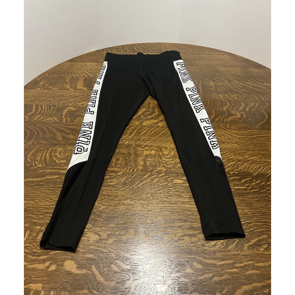 Victoria's Secret PINK Ultimate Leggings Black Womens S Yoga Active Pants